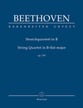 String Quartet in B-flat Major, Op. 130 Study Scores sheet music cover